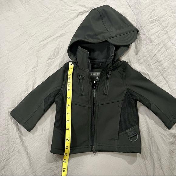 NWT Urban Republic Infant Hooded Jacket Black Sz 3/6 Months - Picture 9 of 11